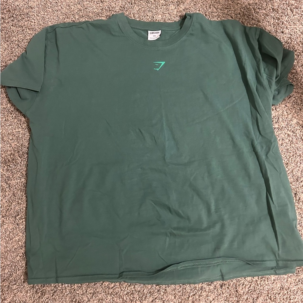 Green Gymshark T-shirt in a size XXL